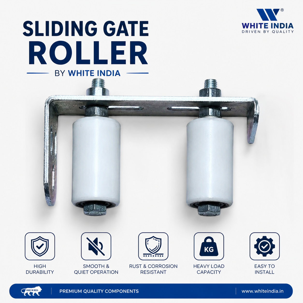 Sliding Side Roller With Bracket